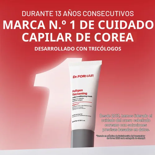 Vista 2 de DR.FORHAIR Folligen - Máscara de codificación para el cuero cabelludo, 1.69 fl oz