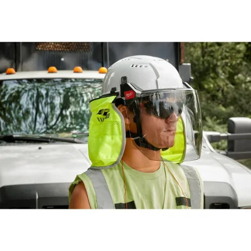 Vista 8 de Milwaukee BOLT - Protector facial completo, transparente, compatible con cascos de seguridad y cascos duros, 48-73-1420