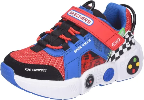 Vista 9 de Skechers Gametronix - Tenis unisex para niños Negro/Multi