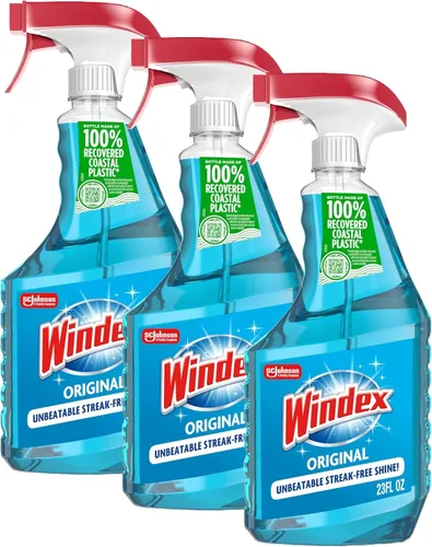 Vista 3 de Windex Recarga el limpiador original de cristales azules y ventanas