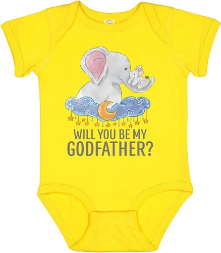 Vista 4 de inktastic Body de bebé Will You Be My Godfather