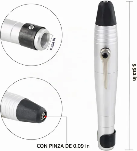Vista 2 de Pieza de mano de cambio rápido compatible con la herramienta de amoladora rotativa