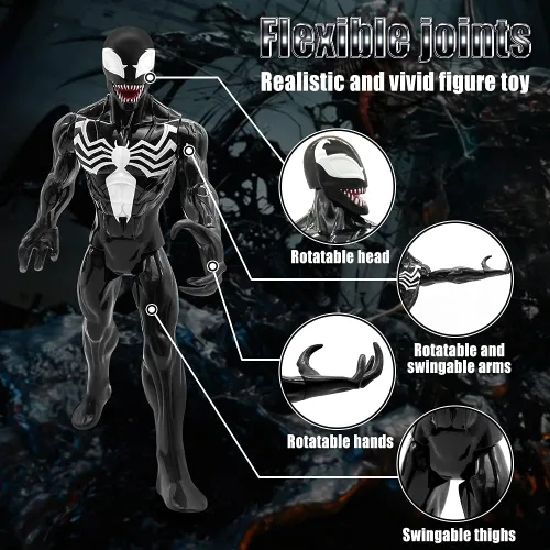 Vista 3 de lasama Figuras de acción, figuras coleccionables de 12 pulgadas, juguetes para niños, personajes juguetes, regalo perfecto para Navidad, día