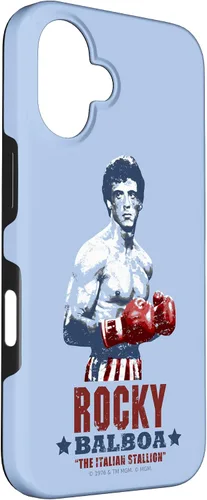 Vista 3 de Funda para iPhone 16 Rocky Balboa
