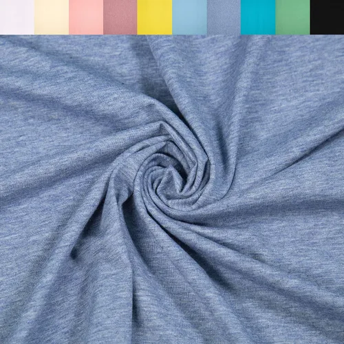 Vista 13 de FabricLA Tela de Jersey de Algodón y Elastano por Yarda - 10 oz Tela de Algodón y Elastano Elástica en 4 Direcciones, 60" de Ancho – Perfecta