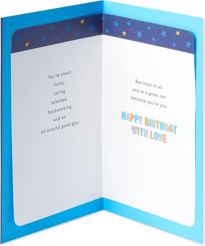 Vista 2 de American Greetings Tarjeta de cumpleaños para hijo (Celebrate)