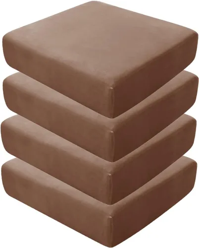 Vista 87 de Fundas de asiento de terciopelo ultra suave, fundas de cojín de asiento suave SOFE fundas de sofá con parte inferior elástica lavable funda