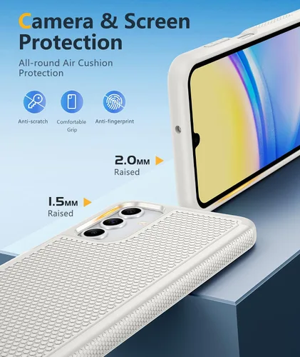 Vista 279 de FNTCASE Funda para iPhone 17 Pro: Fundas delgadas translúcidas de color azul claro compatibles con MagSafe, protección completa de la cámara