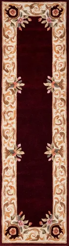 Vista 12 de Momeni Harmony India - Alfombra tradicional de lana copetuda a mano, 8 x 11 pies (HARM2HAI-7IVY80B0)