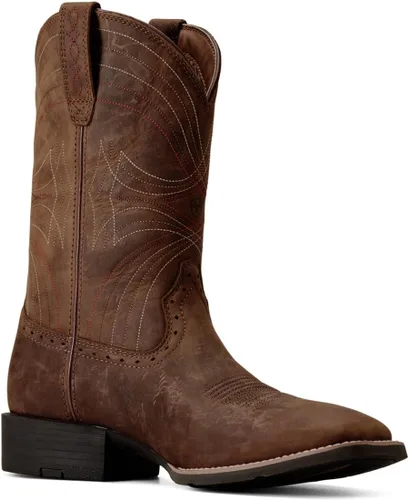 Vista 3 de Ariat Botas de trabajo de piel de campo para hombre con puntera cuadrada ancha