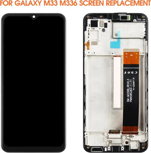 Vista 3 de Pantalla para Samsung Galaxy M33 5G Reemplazo de pantalla para Samsung M336 Pantalla LCD SM-M336B, SM-M336BU, SM-M336K Pantalla táctil Digitalizador