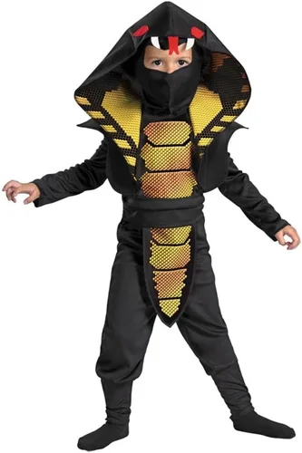 Vista 3 de Disfraz de cobra ninja de Disguise, infantil, Un solo