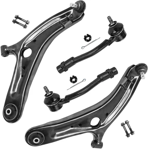 Vista 124 de Detroit Axle - 4 piezas de brazos de control traseros para Ford C-Max, Focus, Mazda 3 5, Volvo C30, C70, S40, V50, 4 brazos de control superiores e