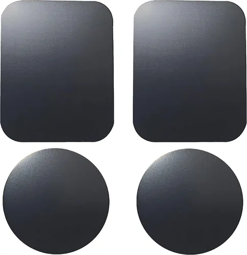 Vista 12 de SALEX Juego de 16 placas de metal de repuesto para soportes magnéticos de teléfono de automóvil, pared, soportes de ventilación de aire, estuches