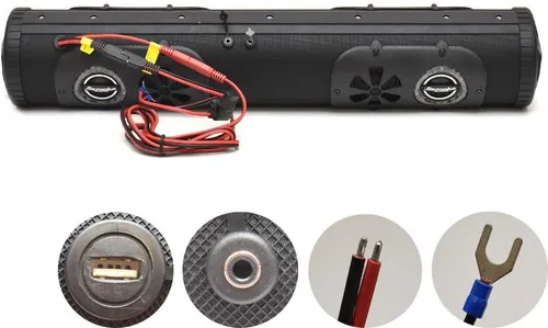 Vista 8 de Bazooka Barra de fiesta LED G2 Bluetooth y transmisor FM (24" de doble cara)