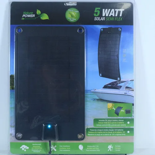 Vista 2 de Panel solar semi flexible de 5W