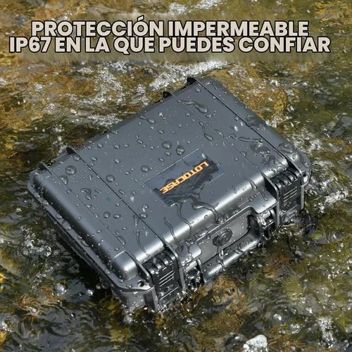 Vista 5 de Funda para NOCO Boost GB40 y GB20 – Funda de transporte rígida impermeable con espuma precortada personalizada, caja de viaje protectora a prueba