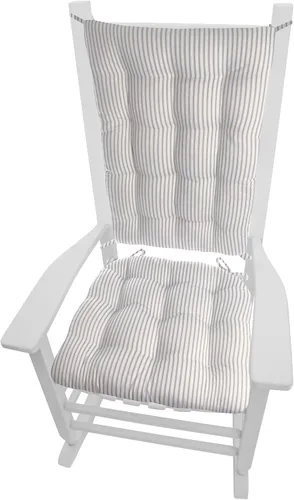 Vista 26 de Barnett Home Decor Madrid Cojines Naturales para Mecedora - Almohadilla de Asiento de Mecedora Rellena de Espuma de Látex 16.5 x 18 pulgadas y Cojín