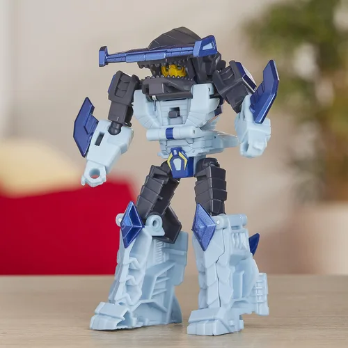 Vista 7 de Transformers Toys Bumblebee Cyberverse Adventures Dinobots Unite Warrior Class Hammerbyte Action Attackers Figure, a partir de 6 años, 5.4 pulgadas