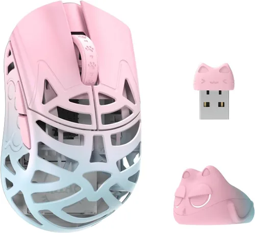 Vista 5 de MK x WLMOUSE Beast Miao - Mouse inalámbrico de 8 K (OM óptico, blanco)