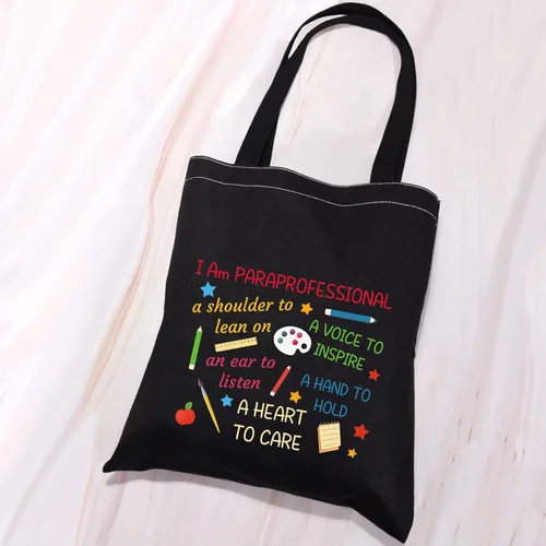 Vista 2 de Paraprofessional - Bolsa de maquillaje para asistente de enseñanza, bolsa con cremallera, regalos inspiradores, Bolsa