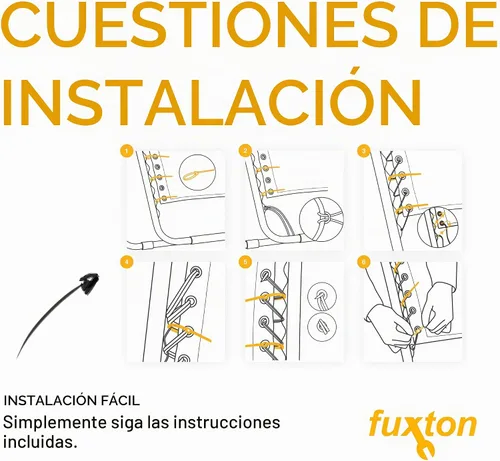 Vista 6 de Zero Gravity Bungee - Kit de repuesto para silla de gravedad cero, reclinable al aire libre, kit de reparación de muebles de patio, 4 cables