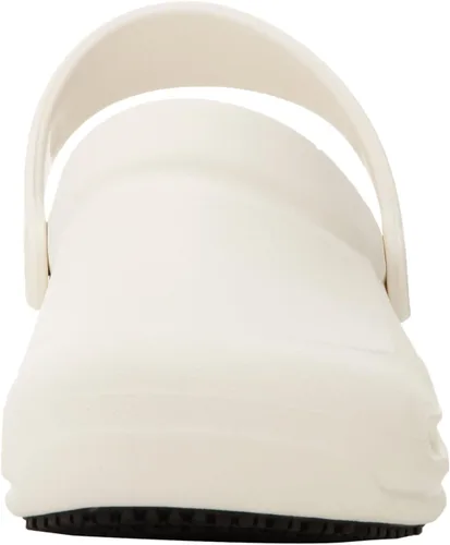 Vista 6 de Crocs Zuecos unisex Bistro (9 B (M) de EE. UU. para mujer/7 D (M) de hombre de EE. UU., blanco)