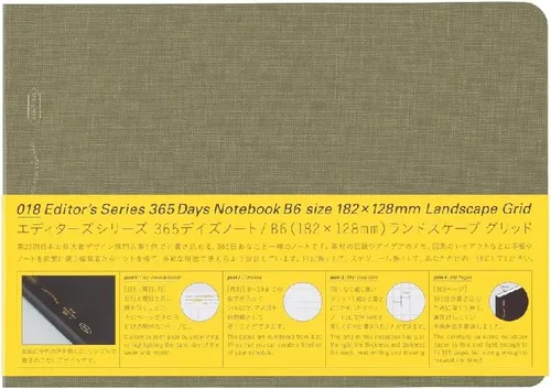 Vista 12 de Nitoms SS0066 STALOGY Nota 1/2 Ear Note B6 Cuadrada Horizontal Paisaje Negro