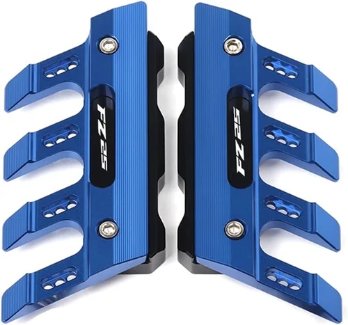 Vista 13 de Guardabarros delantero para motocicleta, guardabarros para Yamaha FZ25 FZ-25 anticaídas marco deslizantes