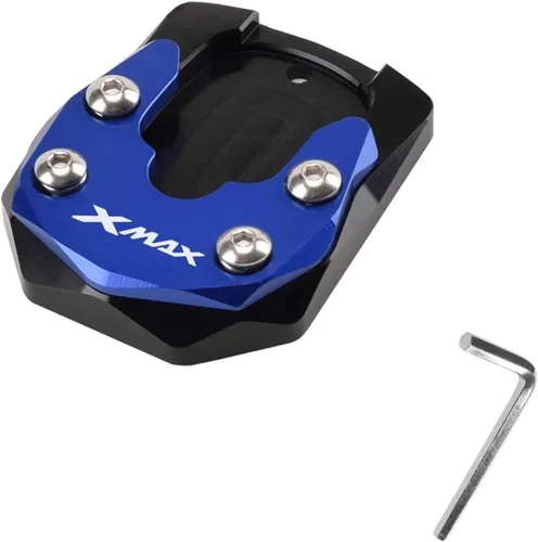 Vista 15 de Motorcycle Accessories Kickstand Side Stand Extension Enlarger Pad Side Bracket Compatible with Xmax X-MAX 125 250 300 400 XMAX300