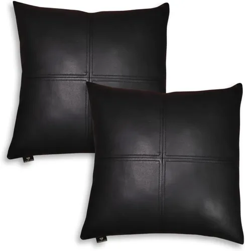 Vista 78 de Funda de almohada de cuero de cordero 100% cuero de cordero – Funda de cojín para sofá – Fundas decorativas para sala de estar y dormitorio, cuero
