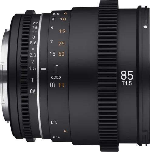 Vista 4 de Samyang 3.346 in T1.5 de alta velocidad Full Frame VDSLR MK2 para MFT
