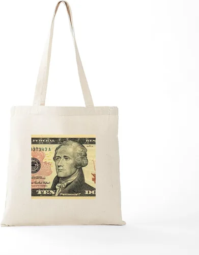 Vista 5 de CafePress Hamilton Thing - Bolsa reutilizable de lona color beige, Caqui, S