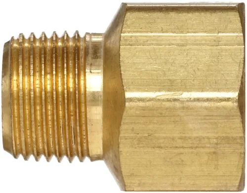 Vista 2 de Accesorio adaptador de latón Anderson Metals, NPT macho x NPT hembra, 1