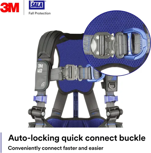 Vista 5 de DBI-SALA Arnés de seguridad para escalada/posicionamiento de distribución de peso de construcción 3M Comfort