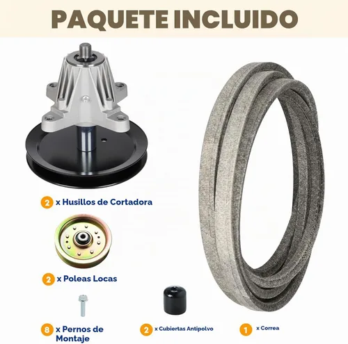 Vista 8 de AEagle Kit de reconstrucción de plataforma de cortacésped de 46 pulgadas, correa tensora de husillo 918-04636 918-04636A 918-04865 918-04865A