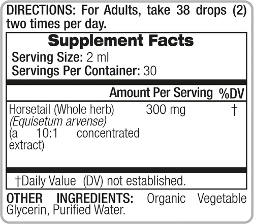 Vista 5 de FITO MEDIC'S Laboratorio - Cola de caballo, extracto de gotas líquidas, vegetariano, sin OMG, sin alcohol, líquido sin gluten, cola de caballo.