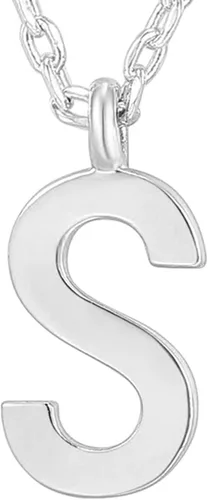 Vista 3 de PAVOI Collar con inicial chapado en oro de 14 quilates Collares de letras para mujer