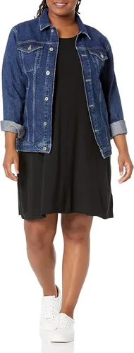 Vista 4 de Tienda Essentials - Vestido con vuelo y sin mangas para mujer (disponible en tallas extragrandes)