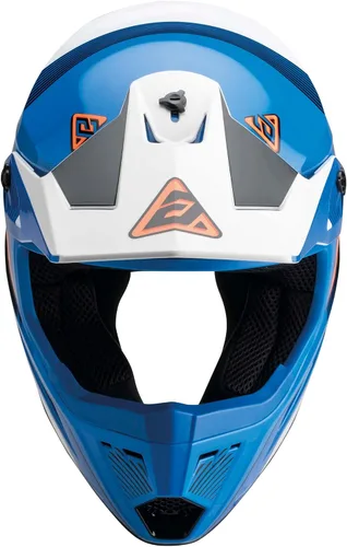 Vista 2 de Answer Racing 447774 A23 AR1 Vendetta Casco: azul/blanco/naranja híper, juvenil L