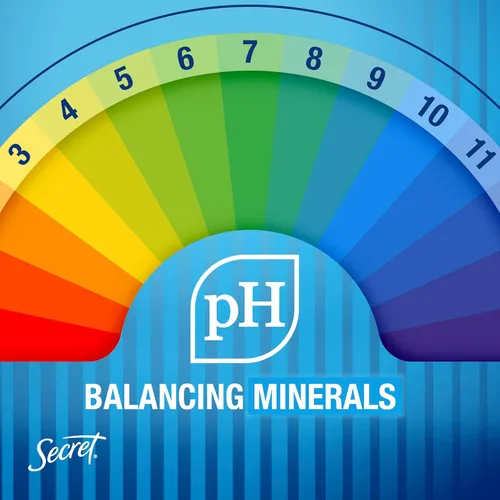 Vista 8 de Secret Outlast, antitranspirante y desodorante para mujer, 72 horas de protección contra el sudor y el olor, minerales equilibradores de pH, gel