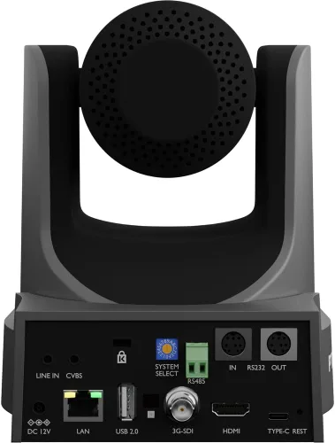Vista 3 de PTZOptics Move SE SDI/HDMI/USB/IP PTZ Cámara con zoom óptico de 12x (gris) (PT12X-SE-GY-G3)