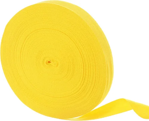 Vista 65 de uxcell Cinta de sarga de algodón de 50 yardas, cinta de espiga de 3/8 pulgadas para coser ropa, manualidades (azul)