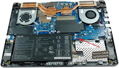 Vista 4 de Conector de cable de disco duro HDD/SSD de 2.5 pulgadas compatible con ASUS TUF Gaming A15 A17 FA506 FX506 FA706 FX706