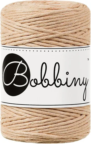 Vista 23 de Bobbiny Cordón de macramé de una sola capa para bebé de 0.069 pulgadas (100% algodón reciclado)