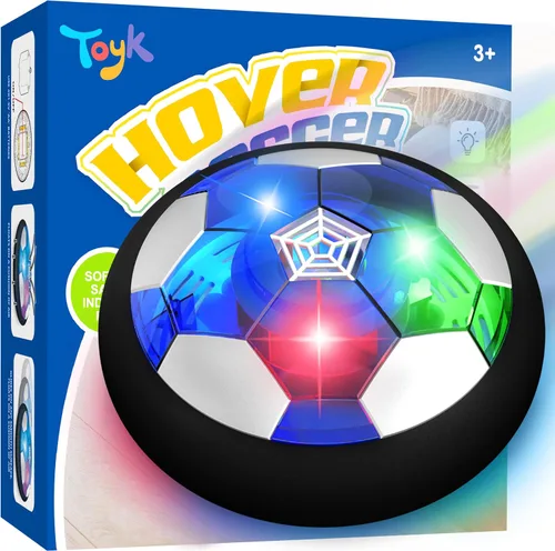 Vista 11 de Pelota de fútbol Hover LED para niños, pelota de entrenamiento con energía de aire para niños, juego de fútbol para interior y exterior, regalos