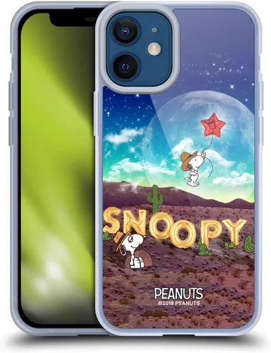 Vista 97 de Head Case Designs Funda de gel con licencia oficial de Peanuts Nebula Cactus Needles Snoopy Space Cowboy [protección de grado militar] compatible