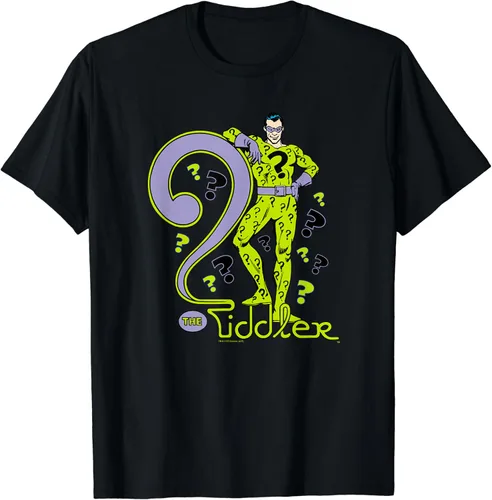 Vista 2 de Camiseta Batman The Riddler, Negro