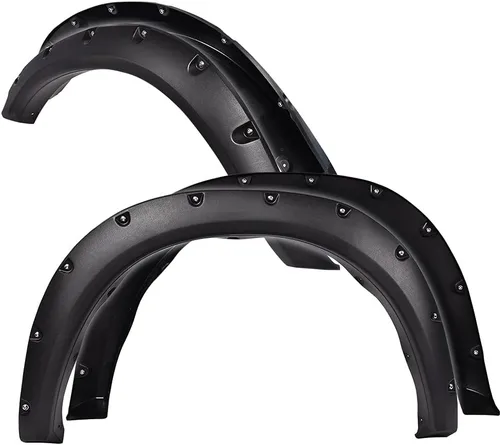 Vista 13 de G-PLUS Guardabarros compatibles con Chevy Silverado 1500 2007-2013/Silverado 2500HD 3500HD 2007-2014 Fleetside Long Bed 78.0"/97.6" con textura