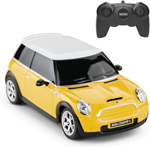 Vista 10 de RASTAR 1:24 RC Cars Toy Mini Cooper Car para Niños Mini Cooper S Coche De Control Remoto - Azul